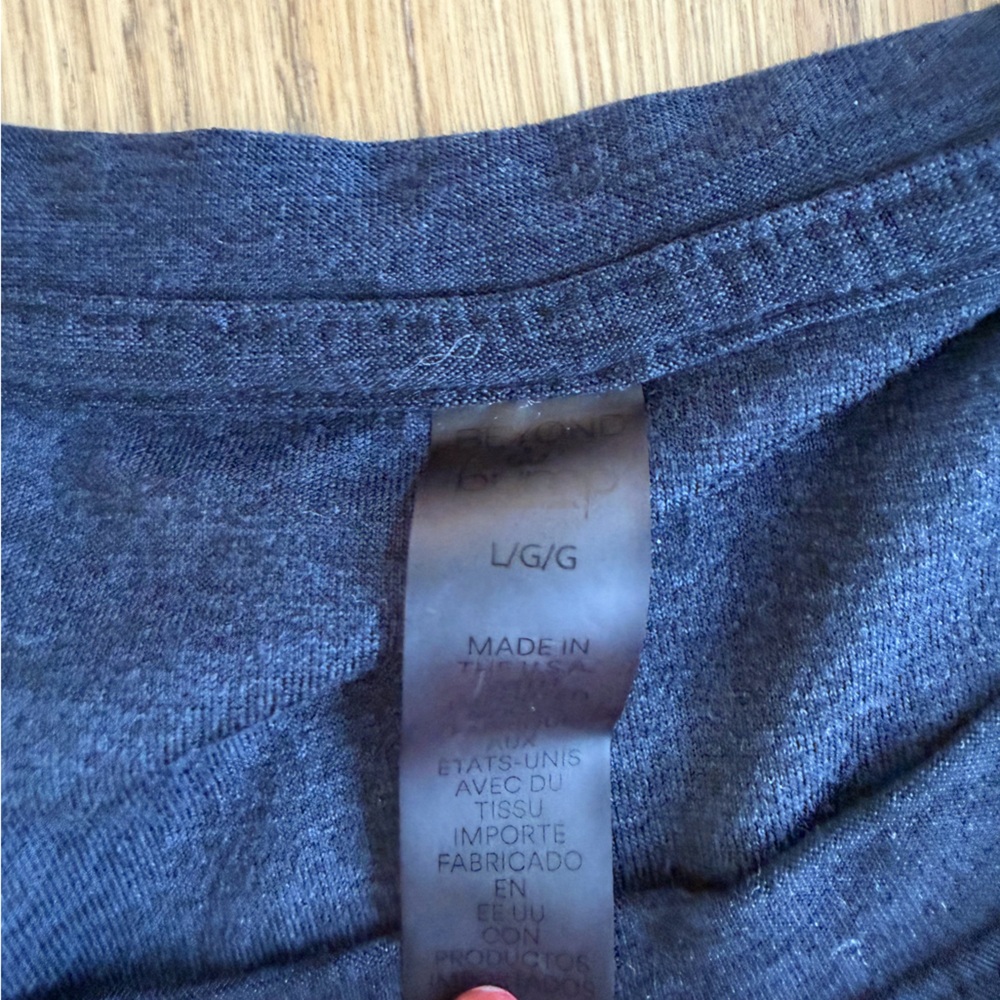 Beyond the Bump Featherweight Maternity Tee - Darkest Night (Black) Sz L - Picture 5 of 5